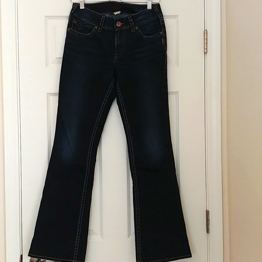 Silver jeans Suki dark wash W28/L32